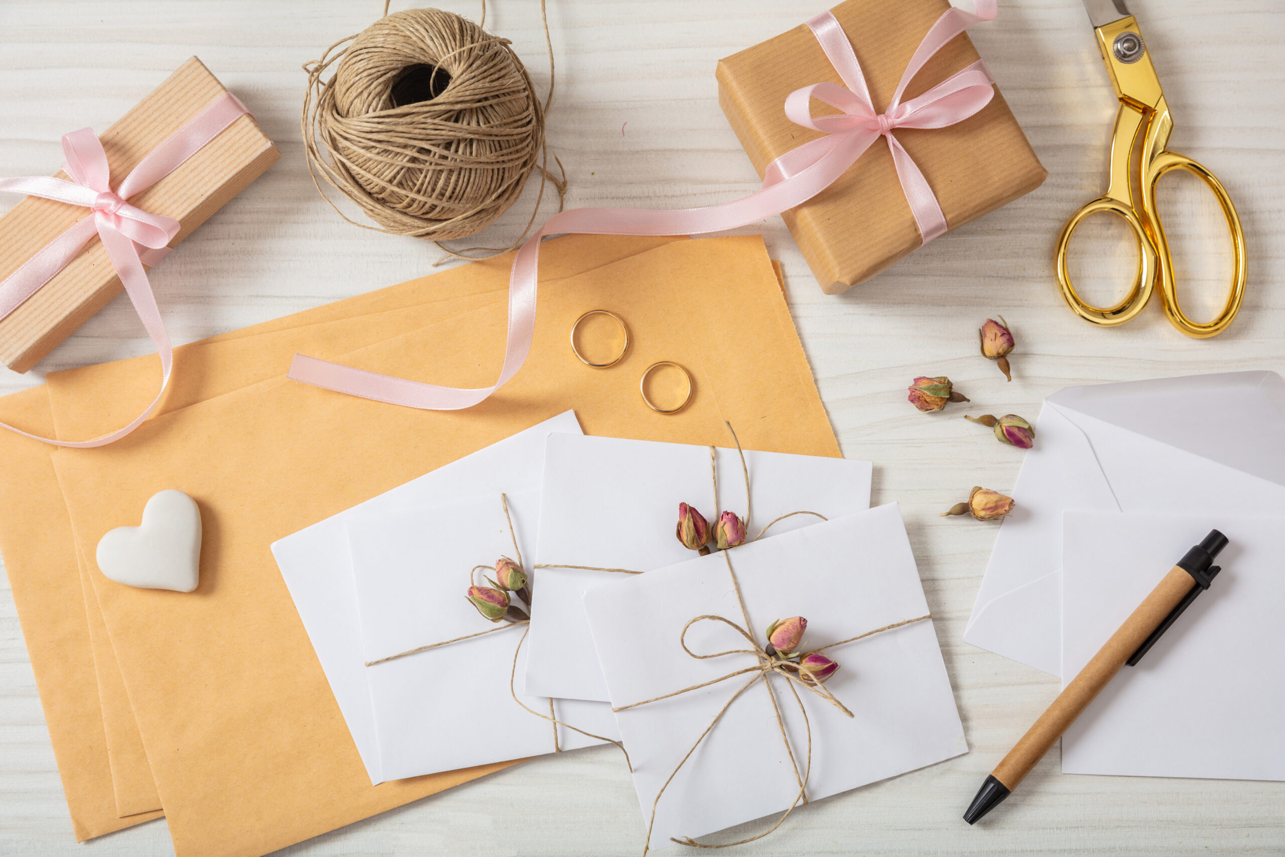 DIY Hochzeitseinladungen selbst basteln