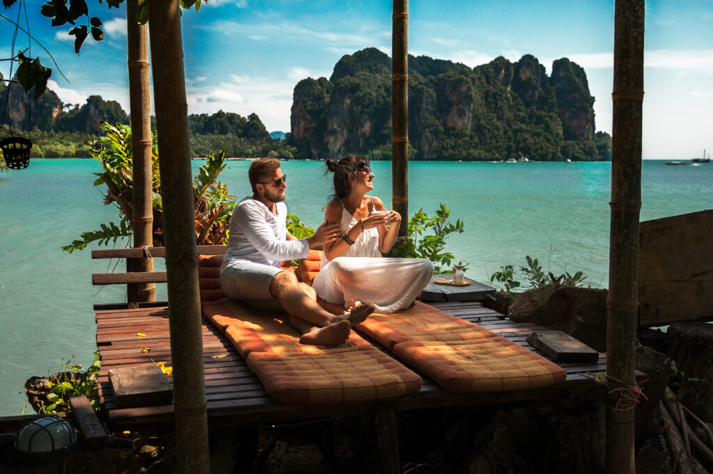 Ehepaar bei Honeymoon in Thailand