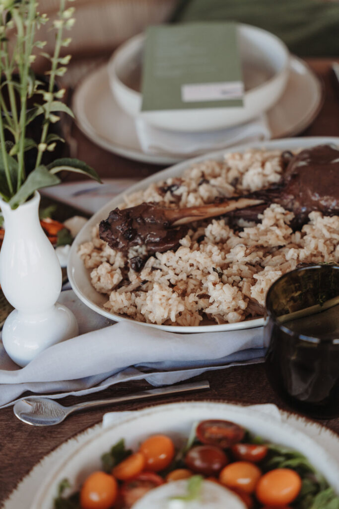 Hochzeitsessen auf Mallorca.