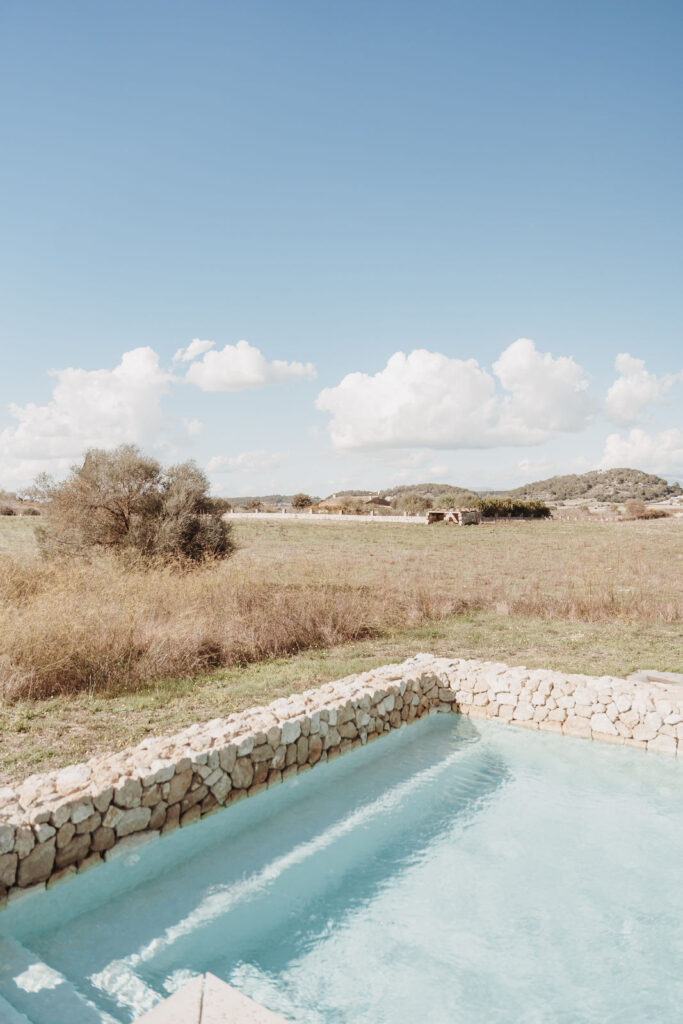 Pool eine Finca auf Mallorca.
