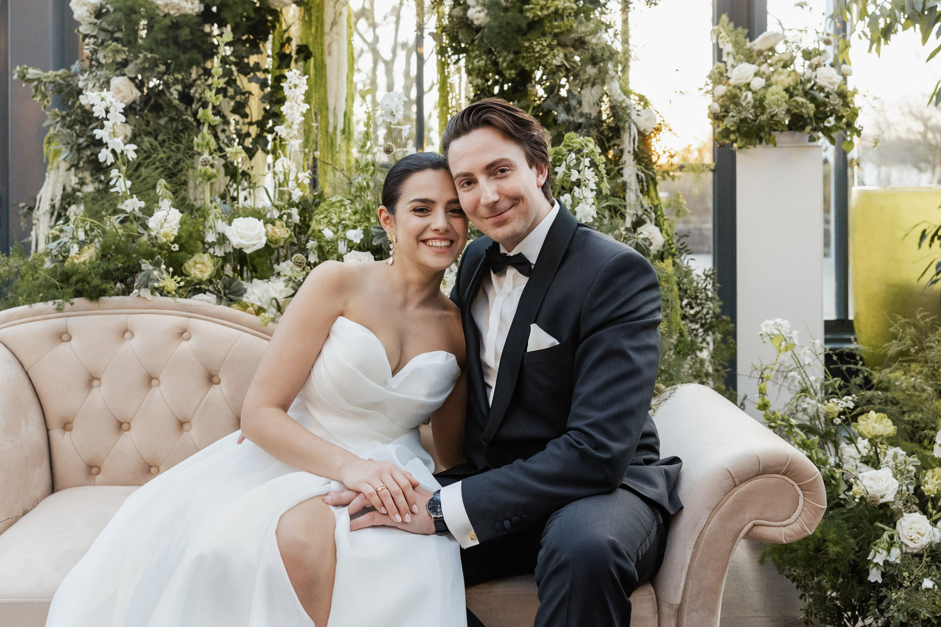 Brautpaar in Hamburg, bei dem die Hochzeit von der Hochzeitsplanerin Sophia von Aspern geplant wurde.