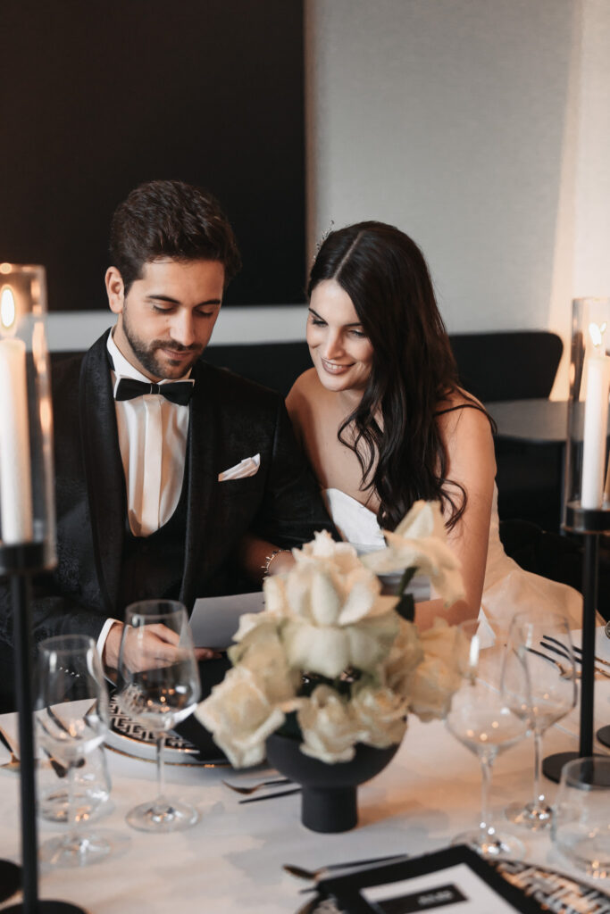 Brautpaar bei einer Hochzeit auf Sylt.