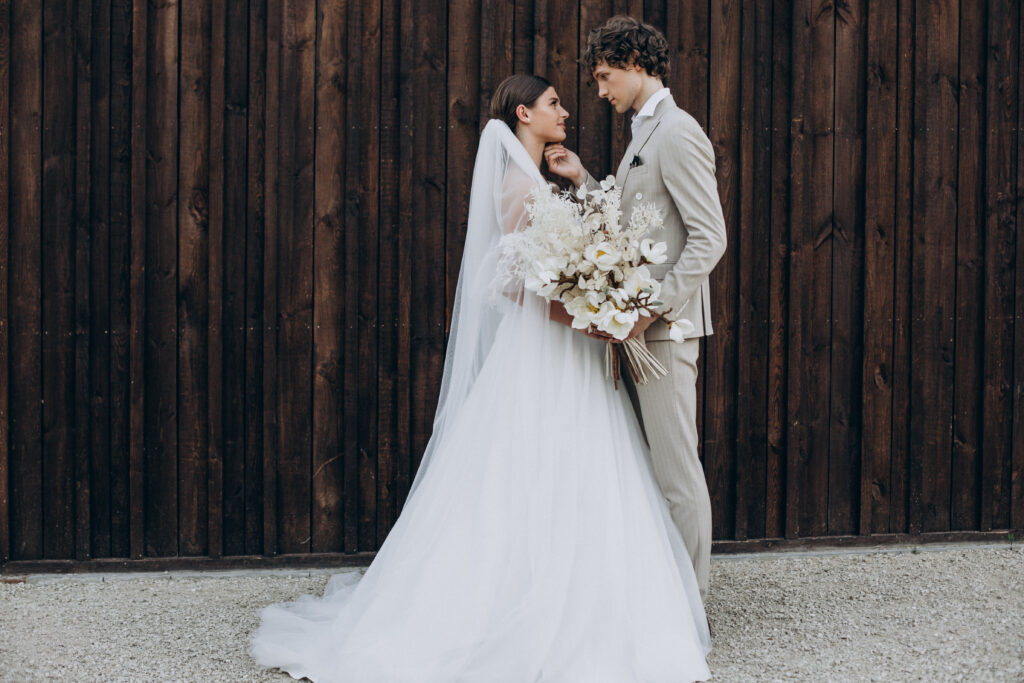 Mann mit Anzug vom Herrenausstatter in Hamburg.