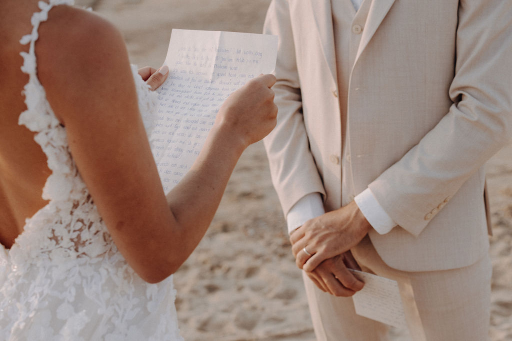 Strandhochzeit freie Trauung